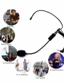 DATA FROG Professional 3.5MM Wired Microphone Headset Megaphone Radio Speaker Voice Amplifier Clear Sound Mic For Conference. 