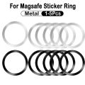Stainless Steel Universal Magnetic Metal Plate Ring For Magsafe Wireless Charger Iron Sheet Sticker Magnet Car Phone Holder. 