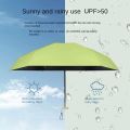 80% Off Mini UV Umbrella Small Pocket Travel Rain Parasol Vinyl Folding Sun Shade Umbrella UPF50+ Portable Capsule Umbrellas 우산. 