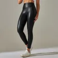 Trendy New Oversized WOMEN'S Leggings, High Waisted Tight and Sexy PU Leather Pants, Colorful Yoga Pants for Women. 