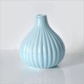 Small TaiPei Pot  (10 Cm In Height) Vase Modern Art Vase,Nordic Creative Unique Flower Vase,Pastoral Stripe Simple Art Vases,For Office Bedroom. 