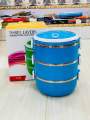 3 Layers  Stainless Steel Insulated Lunch Box Food Container with Lock Clip -. 
