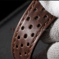 Genuine Cowhide Leather Strap for   Watch 7 6 5 4 Soft Breathable Retro Wristband for  18mm 20mm 22mm Bracelet. 