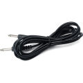 Guitar Cable For Bass And Electric Guitar - Straight To Straight Angle 1/4 Inch Instrument Cable - Black | 3 Meter. 