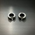 2x Stainless Steel Silver Non-Piercing Magnetic Bali Stud Earring For Men. 