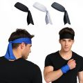 Elastic Sport Headbands Men Sweat Wicking Gym Basketball Athletic Head Bands Running Tennis Volleyball Athletic Headwear.