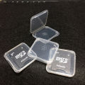 10pcs/lot Transparent SD Memory Card Case Holder Box Storage Boxes Memory Card Clear Plastic Case Holder Protector. 