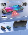 Transparent Clear Case for Switch 2 Console Joypad Split Protective Cover Skin Protector for Switch 2 Accessories.