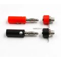 2 PCs banana jack j072 4mm banana jack female banana jack pin DIY black red DF Bangkok. 