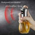 Oil Spray Pot Oil Sprayer For Cooking Spray Bottle Barbecue Multi-Function Air Fryer Glass High-Pressure Baking Oil Pot Kitchen.