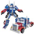 Super Warrior Optimus Prime – 413PCS Transforming Robot Building Blocks Set | 2-in-1 Creative Construction Kit for Kids | Buildable Robot and Truck Toy with Manual | STEM Educational Toy Gift for Boys & Girls Age 6+. 
