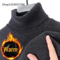 Men Turtleneck Sweater Casual Thick Men's Rollneck Knitted Sweater Warm Mens Jumper Woolen Sweater Male Outwear Knitwear 3XL 4XL. 