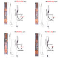 FTK European Carp Fishing Group 2#-8# 10-30LB Sub-Line Fishing Hook Set Kit for Carp Fish Tackle Pesca Iscas Tools Accessories.