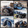 4DRC New Y10 Remote Control Car 2.4G Rc Boat Waterproof Amphibious Stunt Car 4WD All Terrain Truck Toys for Kids Birthday . 