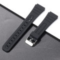 18mm Silicone Watch Strap for  W800H Soft Watchband Black  Bracelet for SGW400 F91W F84 F105/108/A158/168 AE1200/1300. 