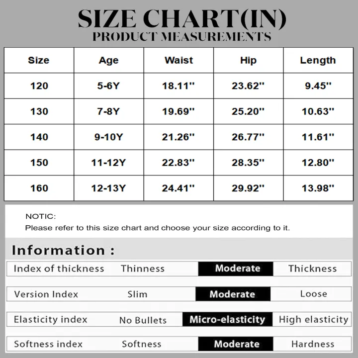 Summer%20Girls%20Three-Point%20Safety%20Pants%20Leggings%20Basic%20Solid%20Elastic%20Waist%20Shorts%20Matching%20Dress%20Skirts%20Shorts%20for%205-13years%20-%20Image%206