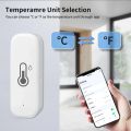 TNCE Tuya sensor temperature Humidity wifi or zigbee, Indoor Thermometer Hygrometer Monitor, smart life voice alexa  home. 