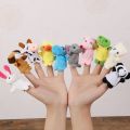 1/5/10 Pcs Cartoon Hand Doll Finger Puppet Baby Children Story Early Education Soothing Doll Plush Toy. 
