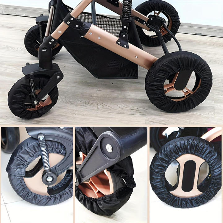4Pcs/set%20Baby%20Stroller%20Wheel%20Cover%20Dustproof%20Wheelchair%20Tire%20Protector%20Infant%20Pushchair%20Pram%20Wheel%20Anti-Dirty%20Case%20Acce%20-%20Image%203