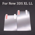 For New 3DS XL LL Clear Split Shell Transparent Protective Cover Case Screen Film LCD Screen Protector  Plastic / Metal Stylus. 