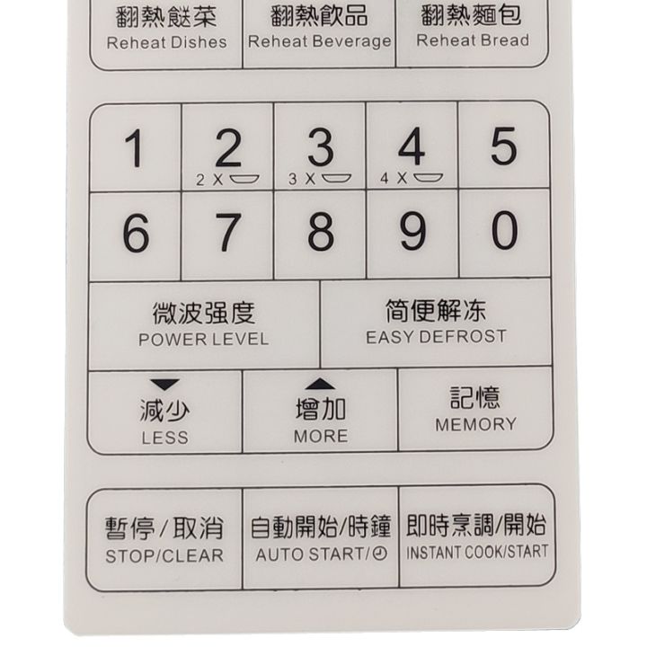 Sharp/pu%20microwave%20oven%20panel%20R-3A65%20membrane%20switch%20touch%20button%20surface%20control%20sticker%20mask%20switch%20accessories%20-%20Image%202