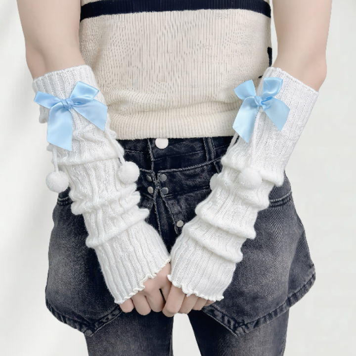 New%20Year%20Christmas%20Gift%20Red%20Knitted%20Arm%20Sleeves%20Girls%20Warm%20Sweet%20Fingerless%20Gloves%20-%20Image%207