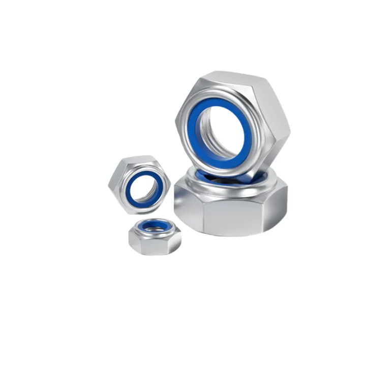 304%20Stainless%20Steel%20DIN985%20Nylon%20Lock%20Nut%20Insert%20Hexagonal%20Self-pressing%20Silvery%20M4M5M6M8M10M12%20-%20Image%203