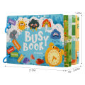 Montessori Baby Busy Book My First Quiet Book Early Learning Educational Toy Children Matching Game for Babies Aged 2-3 Years. 