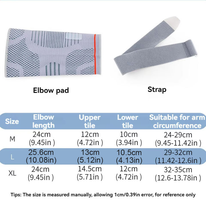 1Pcs%20Elbow%20Pads%20Silicone%20Compression%20Elbow%20Protection%20Sports%20Injuries%203D%20Knit%20Adjustable%20Elbow%20Support%20Tennis%20Basketball%20Unisex%20-%20Image%206