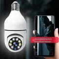 2.4G E27 Bulb Security Monitor Cam Wireless Automatic Human Tracking Night Vision Full Colour Surveillance Camera. 