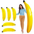 1pc Inflatable Banana  60cm/180cm Fake Banana  Fruit Props Inflatable Toys Bachelorette Party Games Toss Ring Toy. 