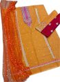 Kids Eid summer unstitched cotton lawn suit. 