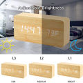 Digital Alarm Clock Wooden LED Table Clock with Temperature for Bedroom Office Travel Desk Decorations. 