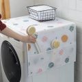 Refrigerator washing machine cover cloth dust cover oil proof household storage refrigerator cover cover towel.