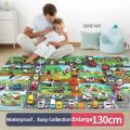 Baby Climbing Playing Mat Game Traffic Road Map Baby Play Mat Toys City Carpet City Car Parking Lot Table Cloth Traffic Signs. 