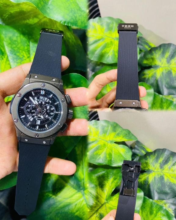HB Watch with Master Lock and Date feature in Two Colors for men and boys