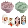 Silicone Shampoo Brush Head Scalp Massage Comb Hair Washing Comb Body Massage Brush Bath Shower Brush Salon Hairdressing Tool. 