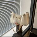 Woman's Elegant Bow Shoulder Bag Handbag Square Bag Ladies Toti Bag Fashion Casual Daily Commute Crossbody Shoulder Bag Shoping Bag Suitable for  Trawling Parties Shopping And Travel  Ideal Gift Choice Available In Multiple Colors Designed. 