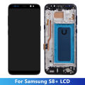 TFT S8 Plus Screen Assembly for Samsung Galaxy S8+ G955F Lcd Display Digital Touch Screen with Frame for Samsung Galaxy S8 G950F. 