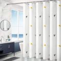 Mildew Proof Shower Curtain High Quality PEVA with 12 Hook Bathroom Curtain 180*150cm Thickened Printed Shower Curtain. 