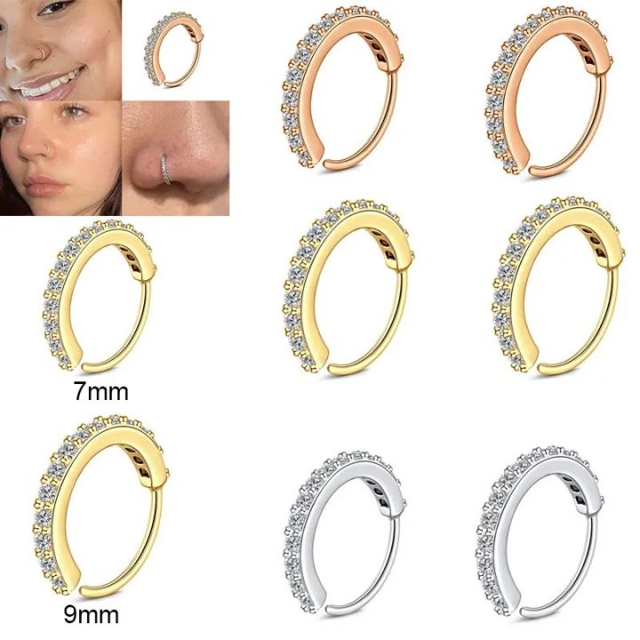 1pc%2020G%20Zercon%20Septum%20Nose%20Rings%20Hoops%20for%20Women,%20Small%20Piercing%20Nose%20Ring%20Cartilage%20Tragus%20Helix%20Earring%20Piercing%20Jewelry%20-%20Image%204