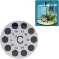 Round Thermometer Temperature Sticker Digital for Aquarium. 