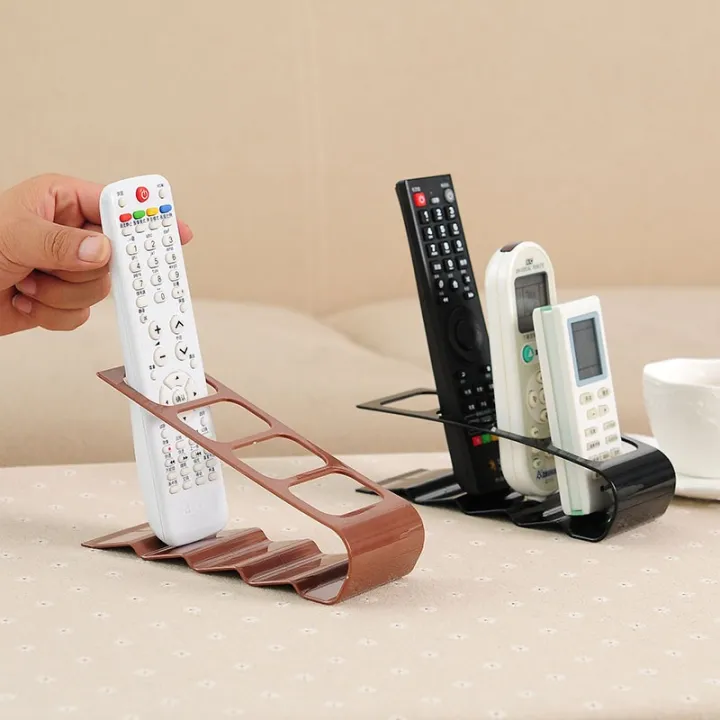 4 Compartment Remote Control Organizer Creative Desktop Storage Rack ...