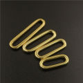 2pcs Molded Cast Solid Brass Oval Loop Ring Buckle Leather Craft Bag Luggage Shoulder Strap Webbing Belt Strap Keeper.
