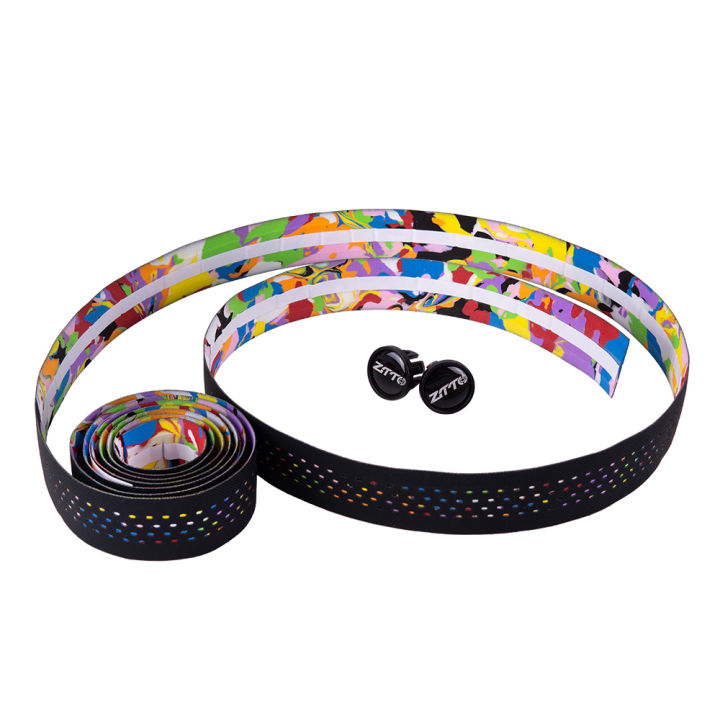ZTTO%20Road%20Bike%20Bar%20Tape%20Toughness%20Vibration%20Damping%20Anti-Vibration%20EVA%20PU%20Bent%20Handlebar%20Bar%20Tape%20Handle%20Belt%20Wrap+2%20Bar%20Plugs%20-%20Image%204