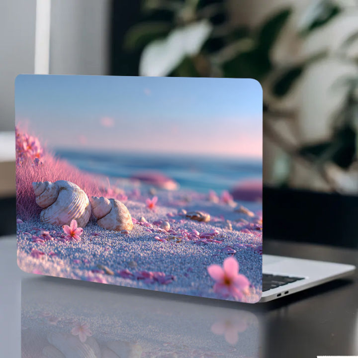 Pvc Computer Case 2 Pieces, Light Pink and Purple Beach Laptop Light Beige - Scratch ...