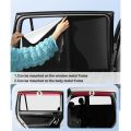 Universal Magnetic Window Shades 2pcs Set for Cars Heat Reduction Privacy Protection Auto Sunshade Car Accessory. 