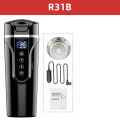 R31 450ml Car Heating Cup 12v/24v Portable Electric Kettle Smart Touch Screen Thermal Mug Temperature Adjustable Car Heating Mug. 