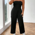 Plus Size Women's Plunge Sleeveless Jumpsuit Yoga Wear One-piece Pants Sports Fitness Outdoor Summer Best Choice. 