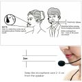 DATA FROG Professional 3.5MM Wired Microphone Headset Megaphone Radio Speaker Voice Amplifier Clear Sound Mic For Conference. 